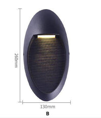Applique murale extérieure LED ovale PorchMax
