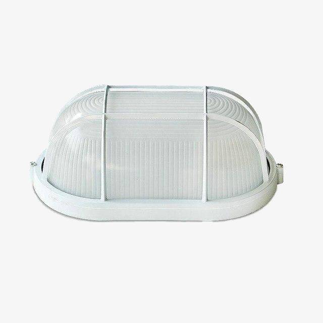 Plafonnier LED extérieur ovale, design chic