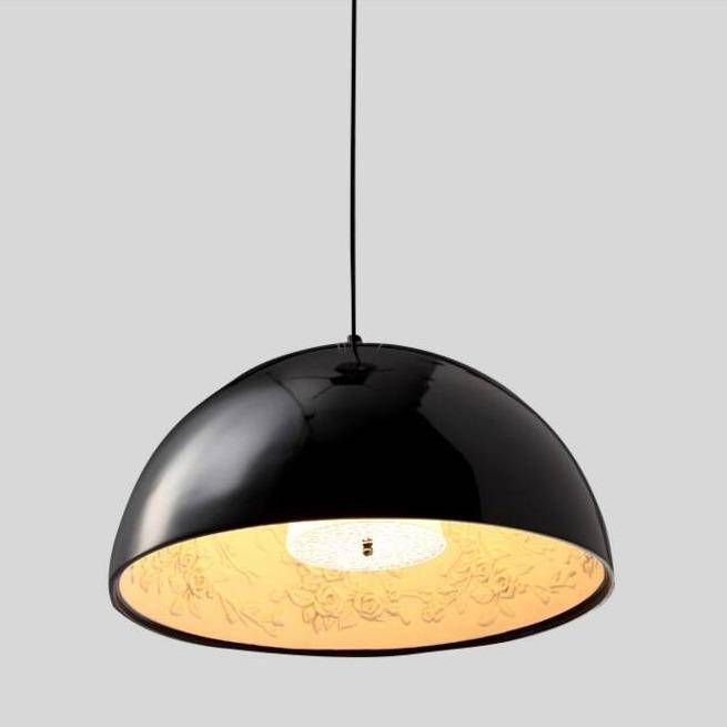 Suspension demi-sphère fleurie intérieur 40cm de marque