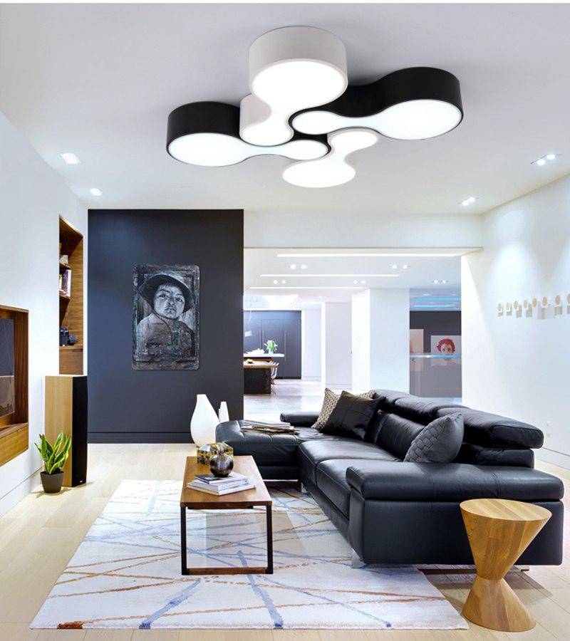 Plafonnier LED Arrondis Imbriqués
