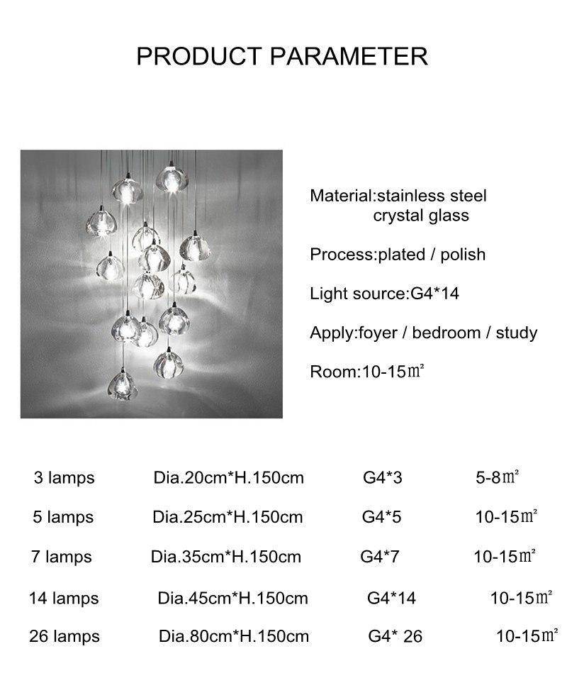 Lustre Crystal LED ClearLux