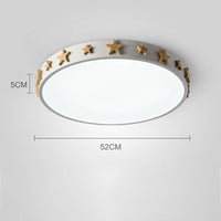 Plafonnier LED Étoilé en Couleurs D'Or