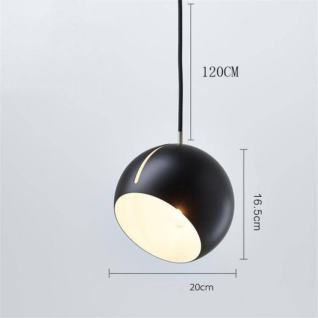 Suspension Design LED Boule Colorée dirigeable