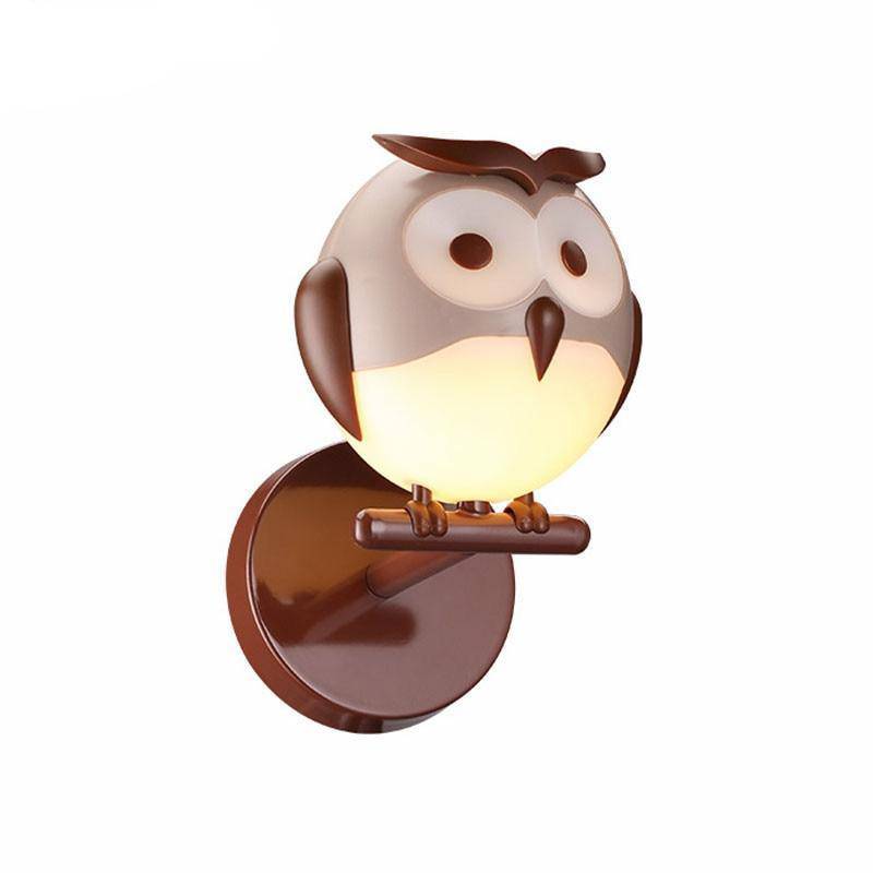Applique murale LED Hibou Cartoon