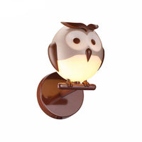 Applique murale LED Hibou Cartoon