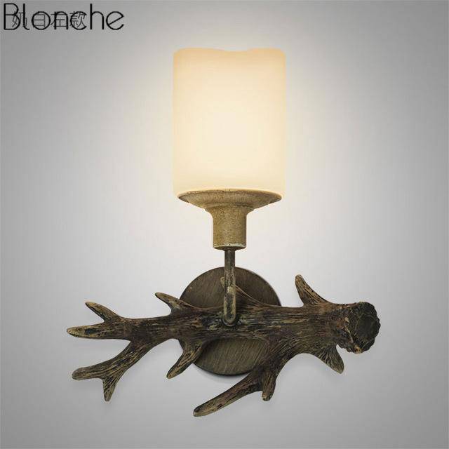Applique murale LED Renko Wood & Glass