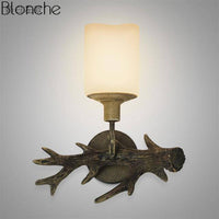 Applique murale LED Renko Wood & Glass