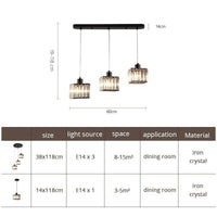 Suspension LED en verre carré - Design contemporain