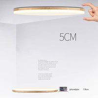 Plafonnier LED en bois moderne - Artisanatum