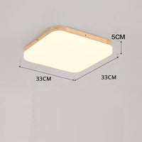 Plafonnier LED en bois moderne - Artisanatum