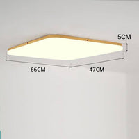 Plafonnier LED en bois moderne - Artisanatum