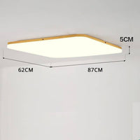 Plafonnier LED en bois moderne - Artisanatum