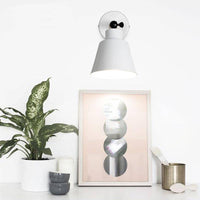 Applique murale LED en bois et métal