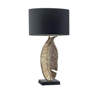 Lampe à poser LED Luxury Plume d'Or