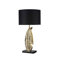 Lampe à poser LED Luxury Plume d'Or