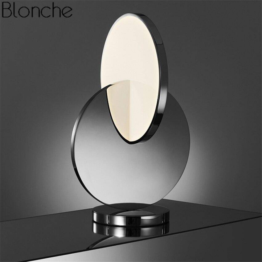 Lampe à poser LED Argent et Design "Lee"