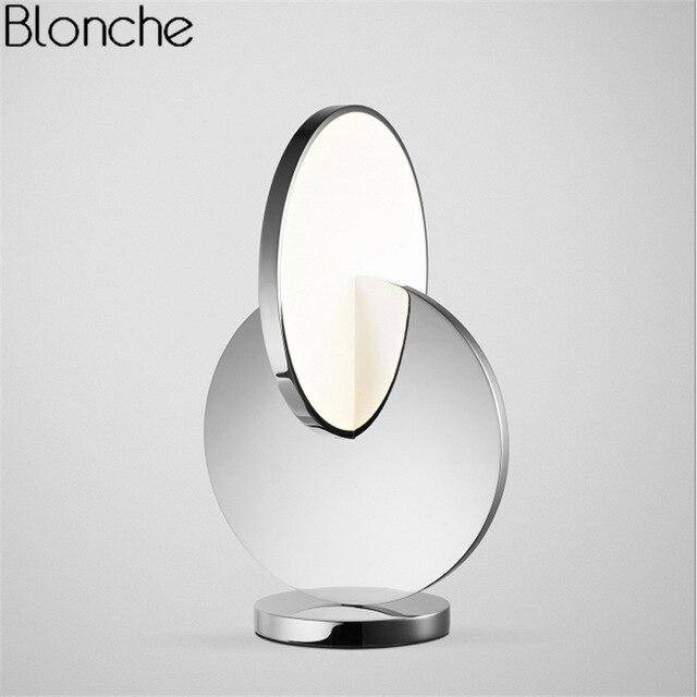 Lampe à poser LED Argent et Design "Lee"
