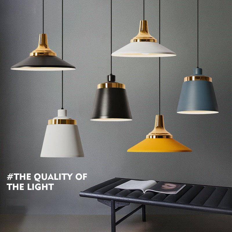 Suspension LED - Design métallique innovant