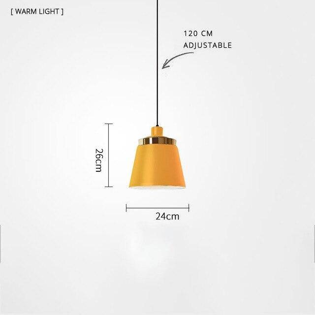Suspension LED - Design métallique innovant