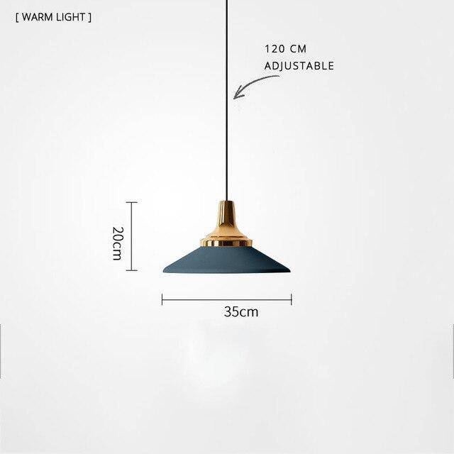 Suspension LED - Design métallique innovant