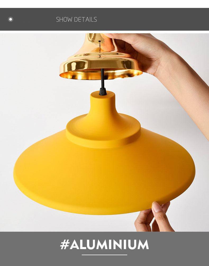 Suspension LED - Design métallique innovant