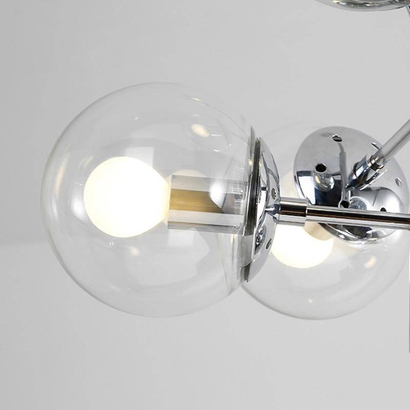 Suspension Chroma-Led Boule verre