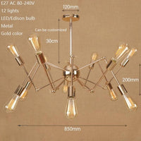 Lustre Makari LED Métallique ajustable
