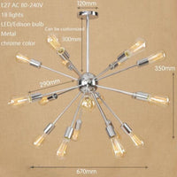 Lustre Makari LED Métallique ajustable