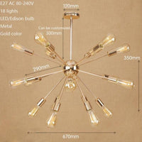 Lustre Makari LED Métallique ajustable