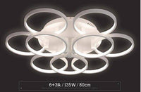 Plafonnier Design Circle Blancs