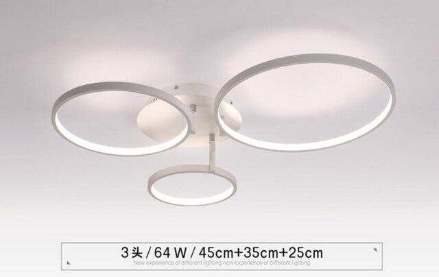 Plafonnier Design Circle Blancs