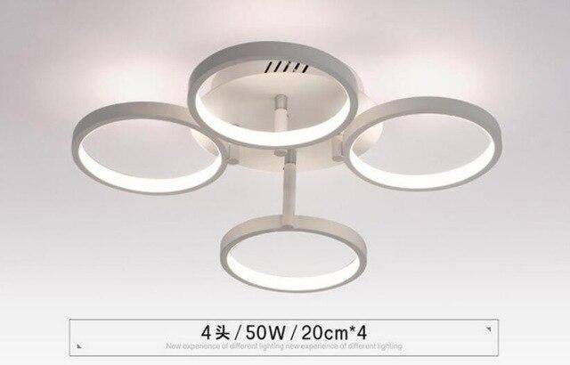 Plafonnier Design Circle Blancs