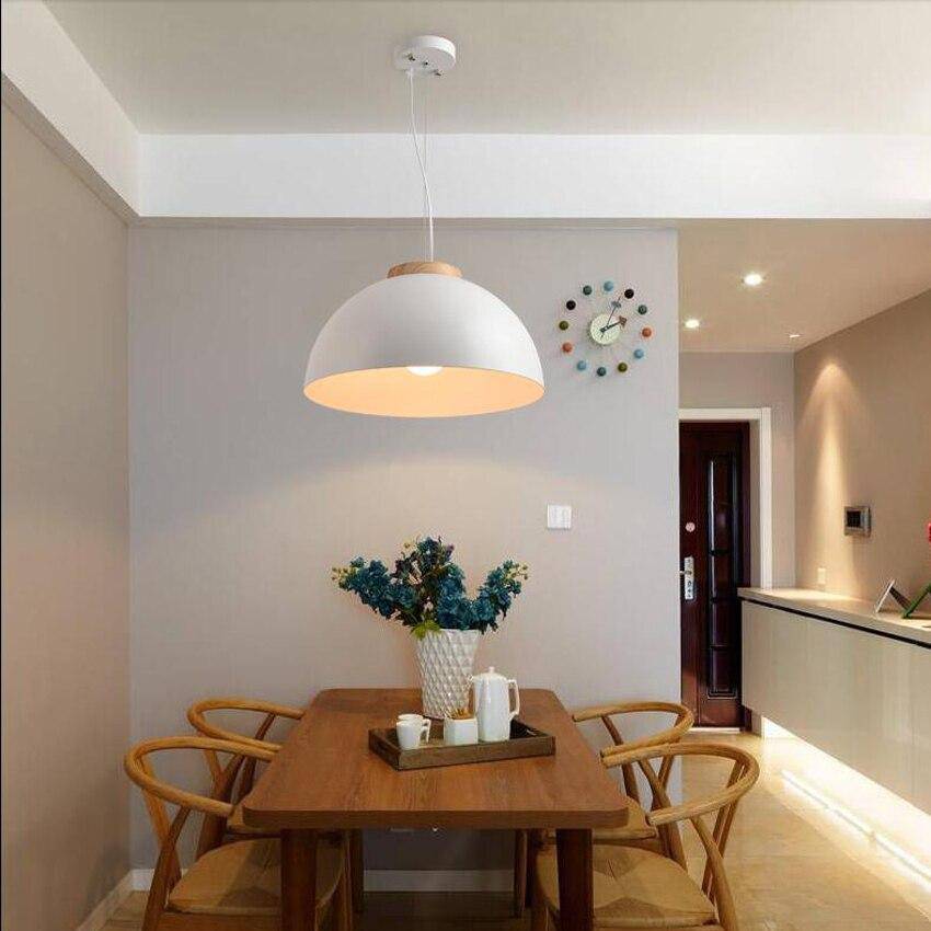 Suspension Globe Blanc & Bois