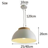 Suspension Globe Blanc & Bois