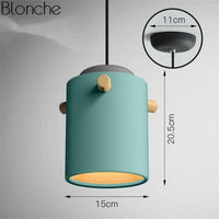 Suspension LED Macarons Colorés
