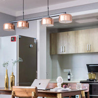 Lustre Chrome Moderne
