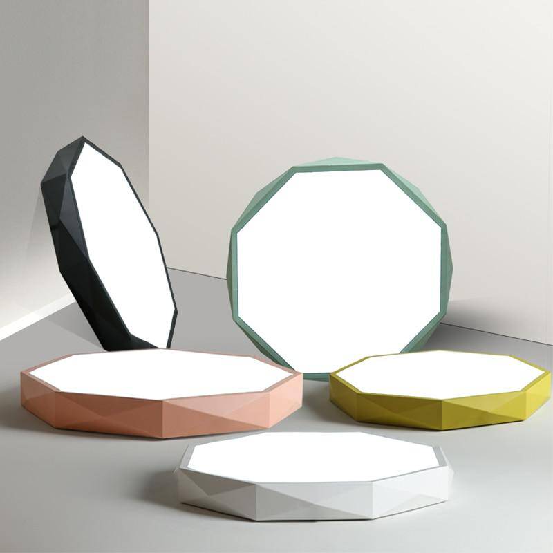 Plafonnier LED Octogone Coloré "BalconyLight"