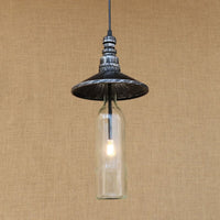 Suspension LED industrielle en verre Sanmarino