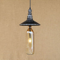 Suspension LED industrielle en verre Sanmarino