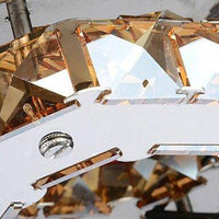 Plafonnier Sala LED Chromé et Cristal