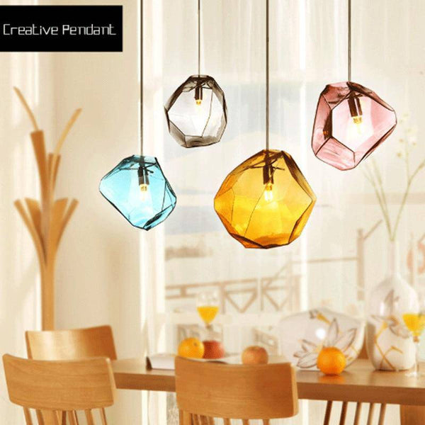 Suspension Colorful Crystal Design