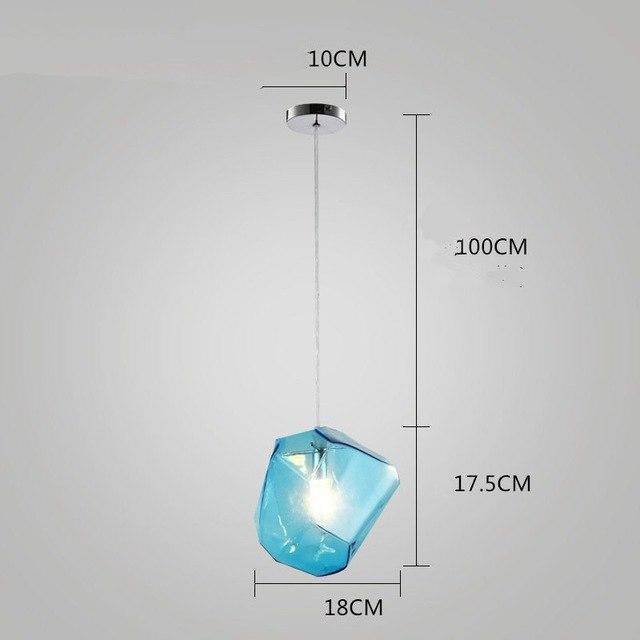Suspension Colorful Crystal Design