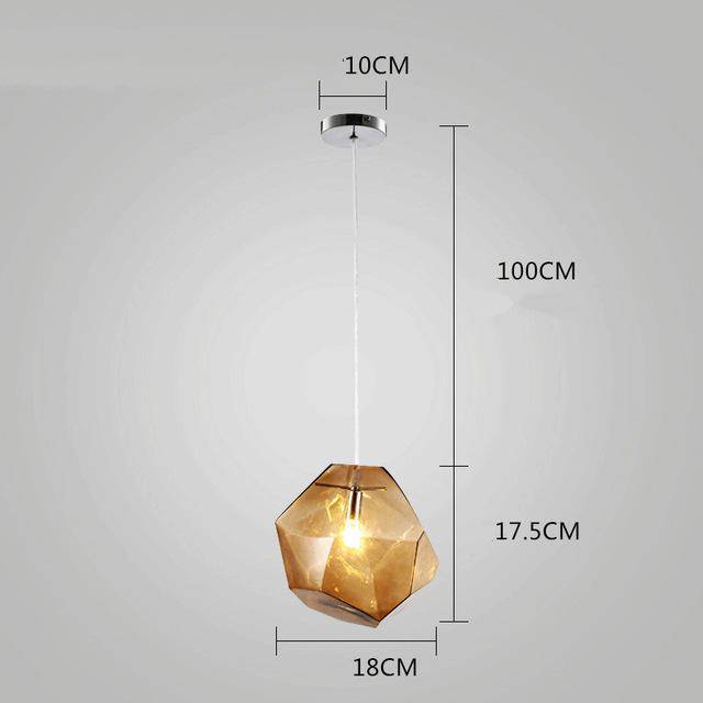Suspension Colorful Crystal Design
