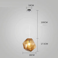 Suspension Colorful Crystal Design