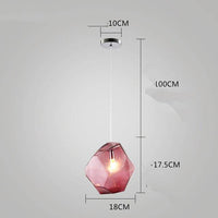 Suspension Colorful Crystal Design