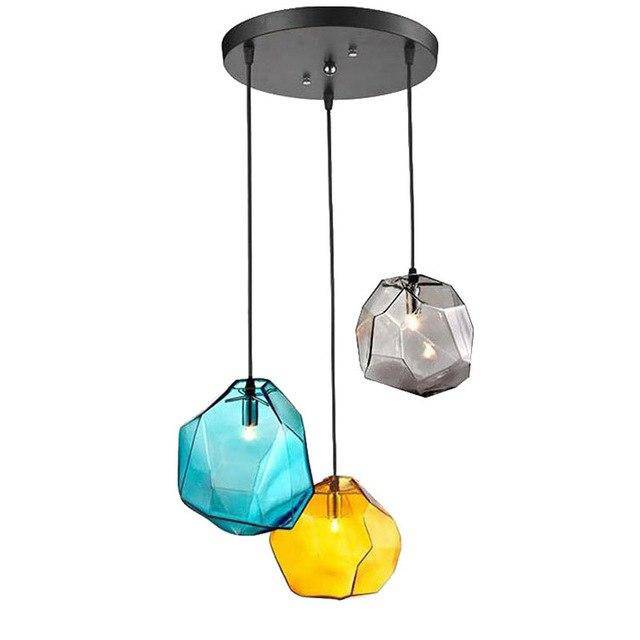 Suspension Colorful Crystal Design