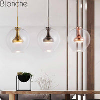 Suspension lumineuse LED GlassCurve