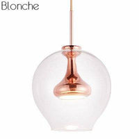 Suspension lumineuse LED GlassCurve
