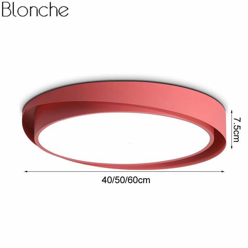 Plafonnier LED Arrondi Art Design