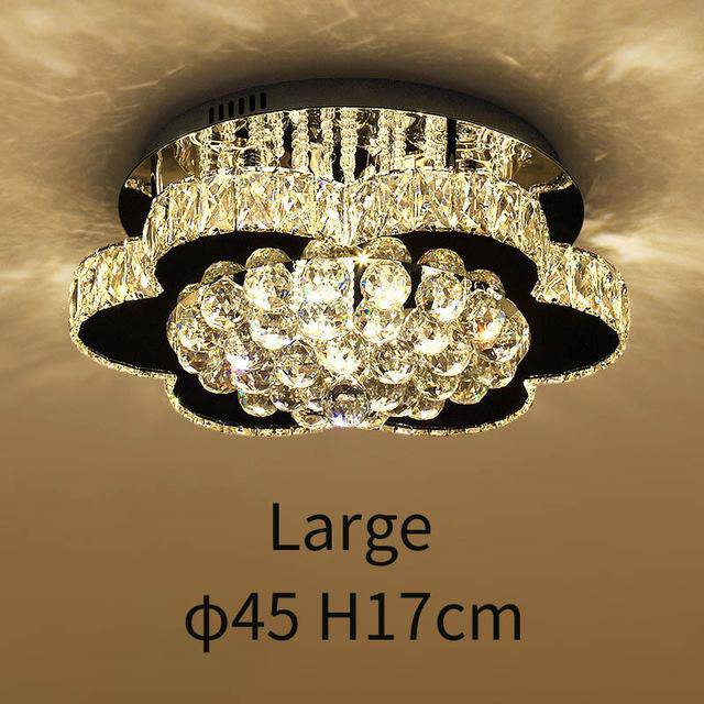 Plafonnier LED Cristal Fleur
